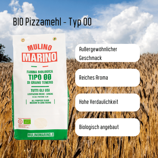 Bio Pizzamehl - Weizenmehl Typ 00 (Bio)