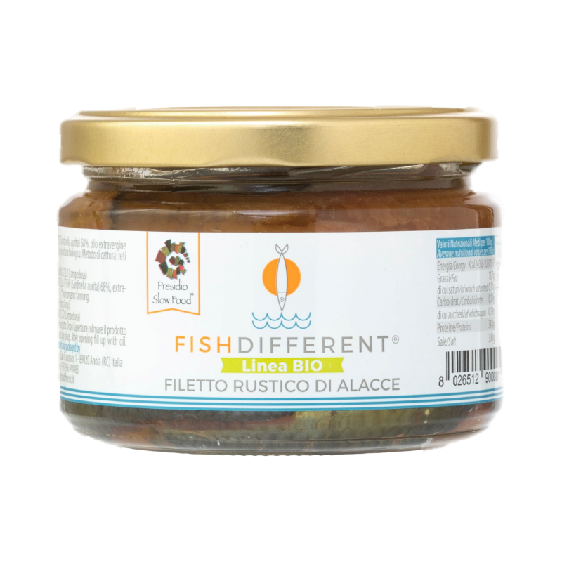 Rustikales Sardellenfilet im BIO Natives olivenöl Extra 250g