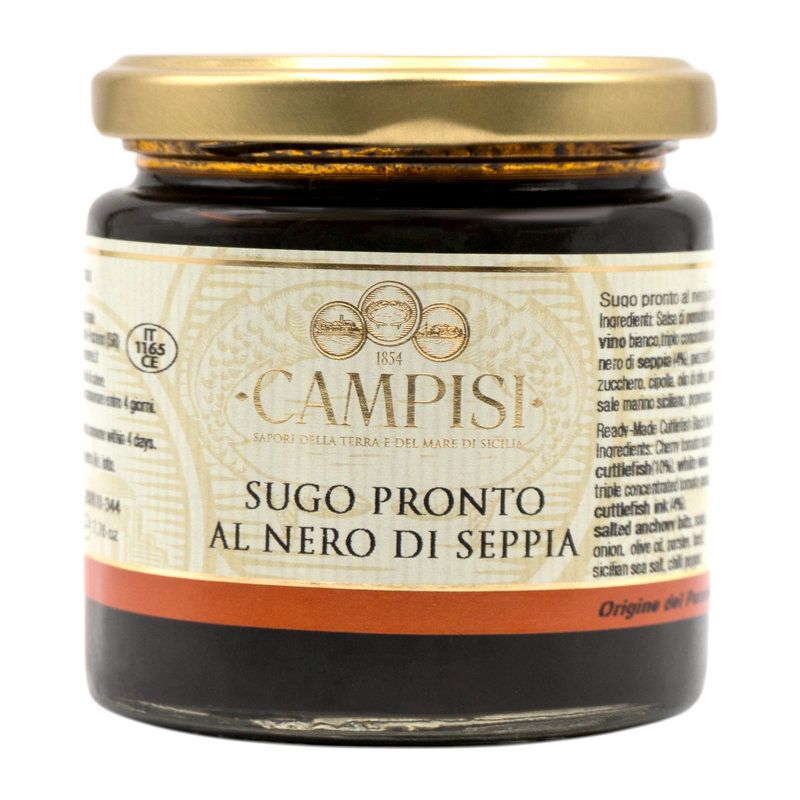 "Sugo Nero di Seppia" - Sauce mit Tintenfischtinte