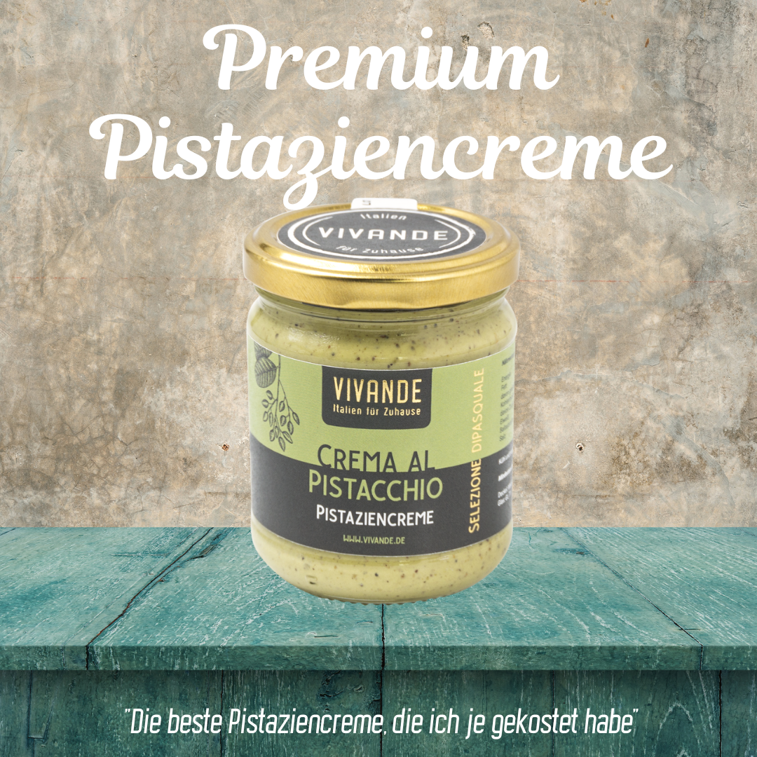 Pistaziencreme 190g - Süßer Brotaufstrich - Crema al pistacchio 