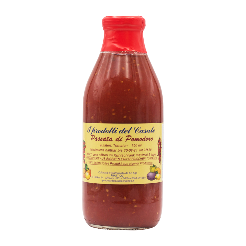 Passierte Tomaten - "Passata di pomodoro"
