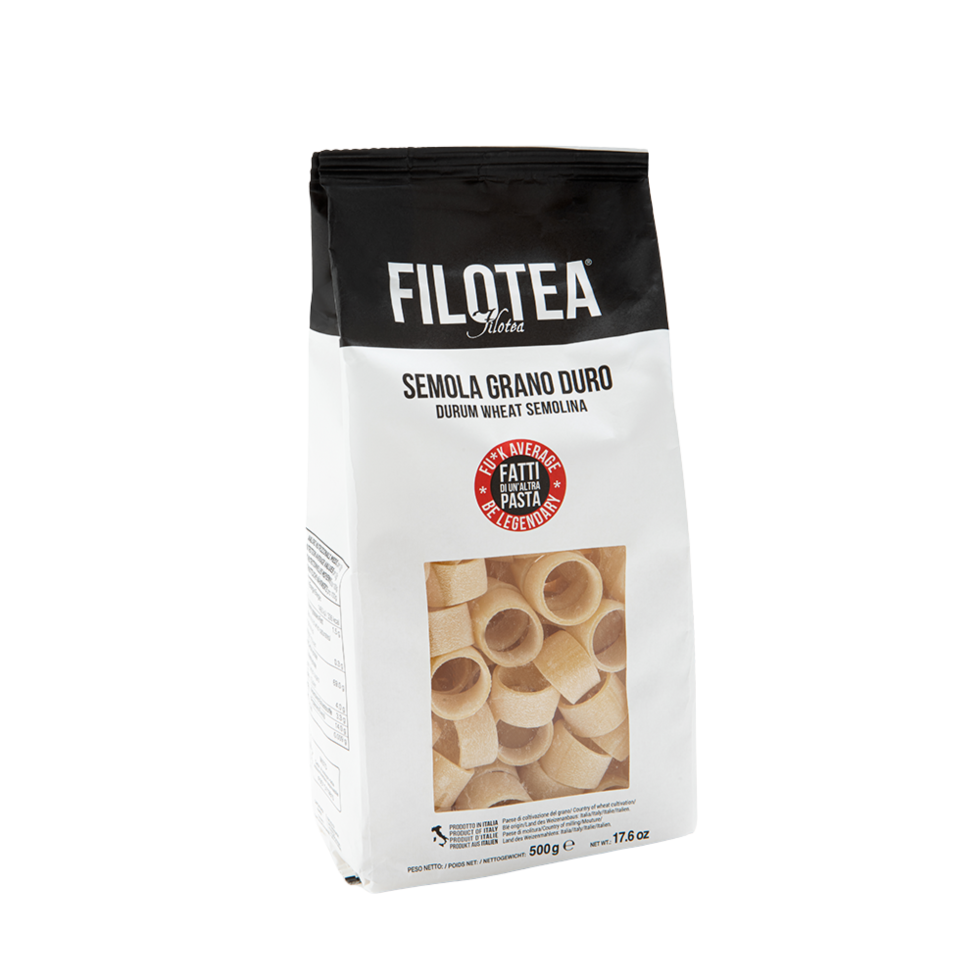 Mezze Maniche „Filotea“ – Pasta aus Hartweizengrieß