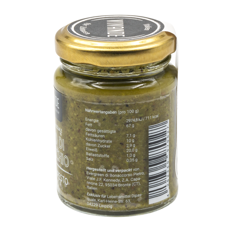Pistazienpesto Vivande 190 g   für Pasta, Burrata und Bruschetta