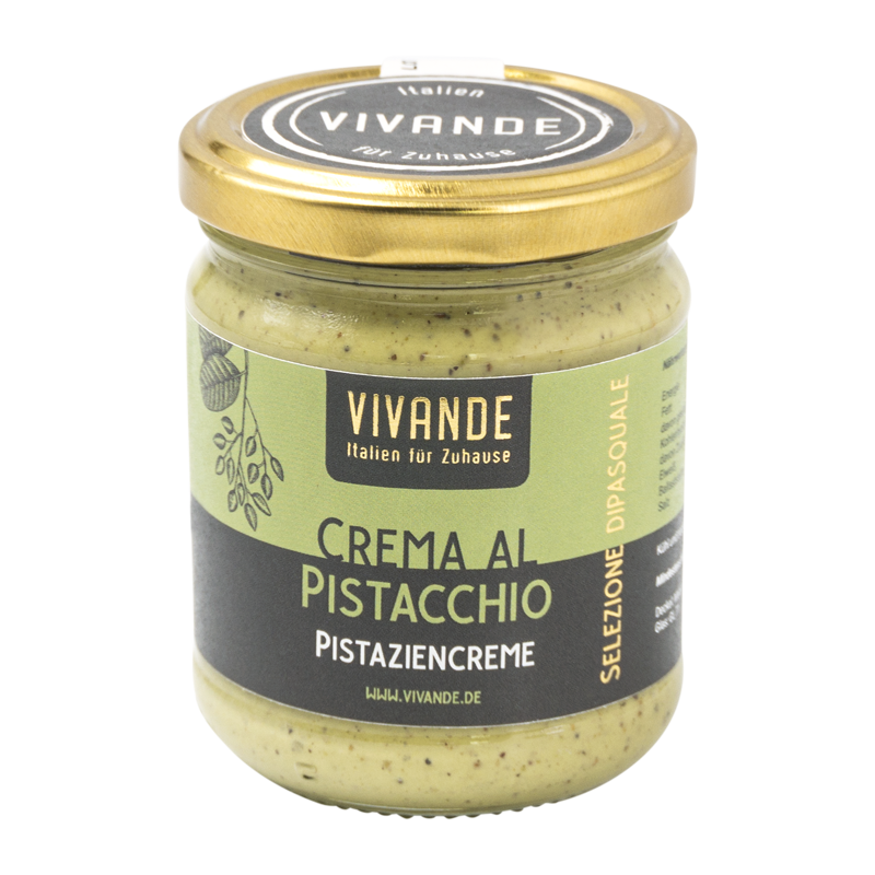 Pistaziencreme 190g - Süßer Brotaufstrich - Crema al pistacchio 