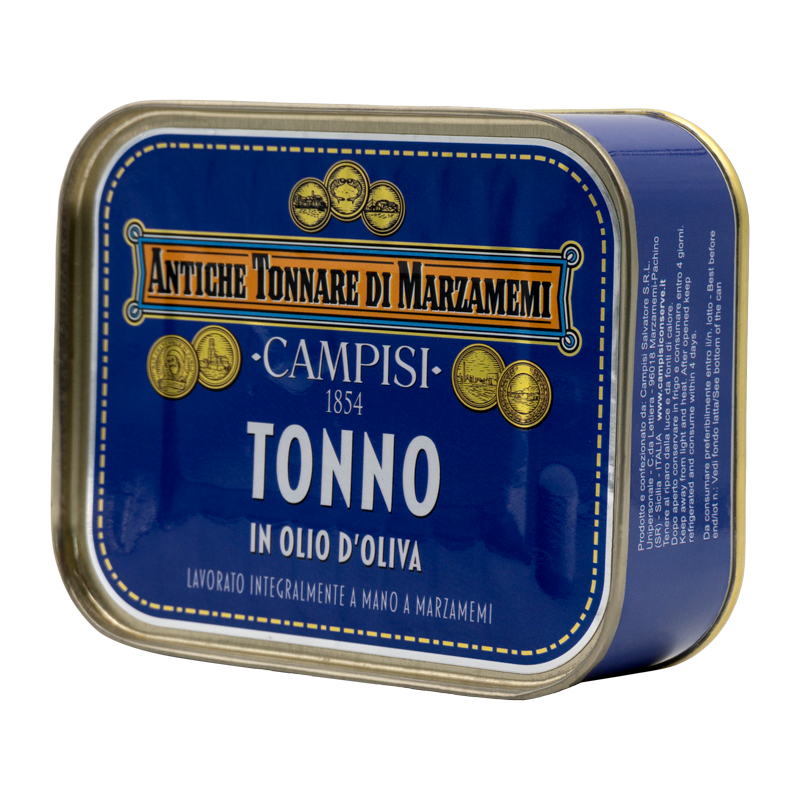 Thunfischfilet in Olivenöl in der Dose