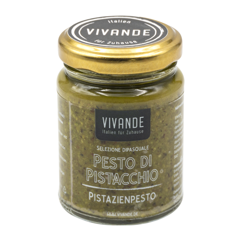 Pistazienpesto Vivande 190 g   für Pasta, Burrata und Bruschetta