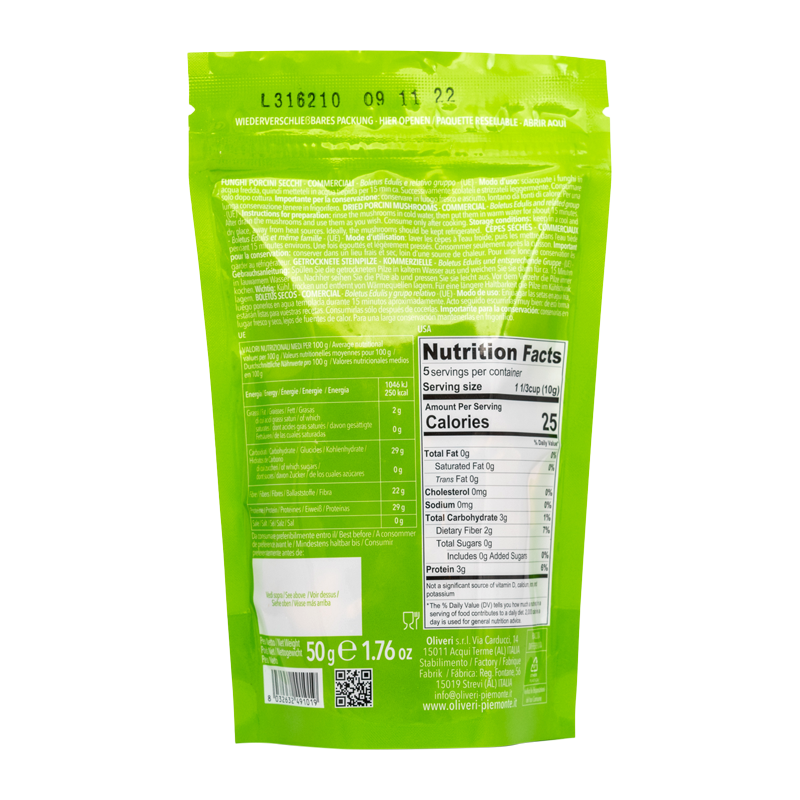 Getrocknete Steinpilze aus Italien Oliveri 50 g  für Risotto und Pasta