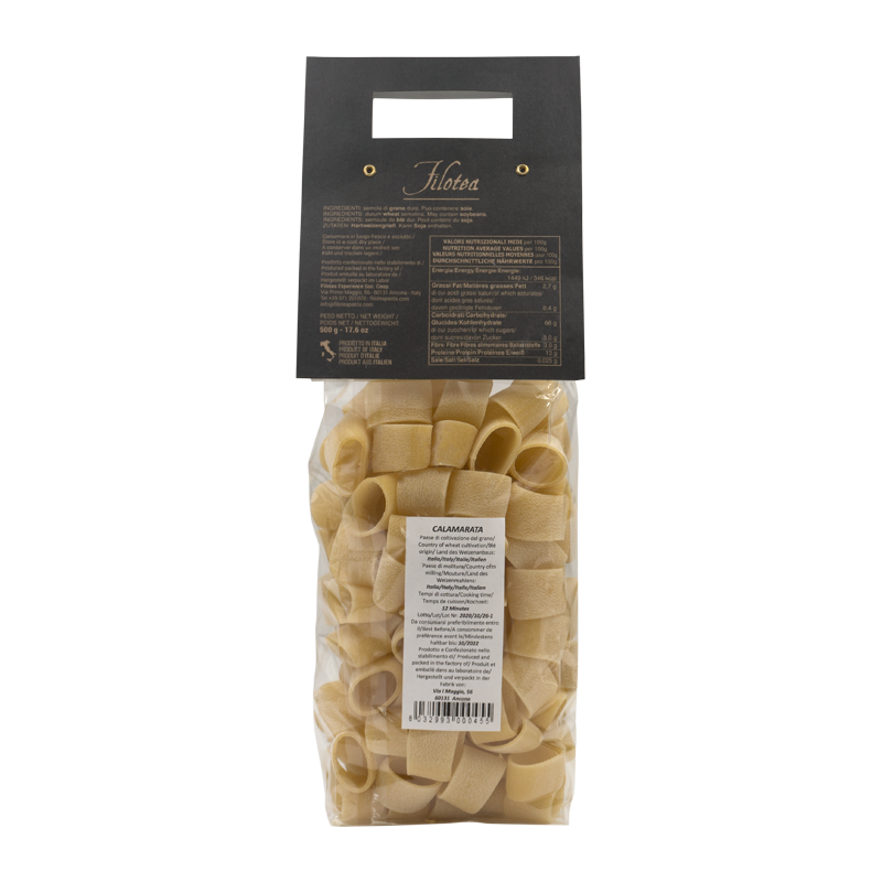 Mezze Maniche „Filotea“ – Pasta aus Hartweizengrieß